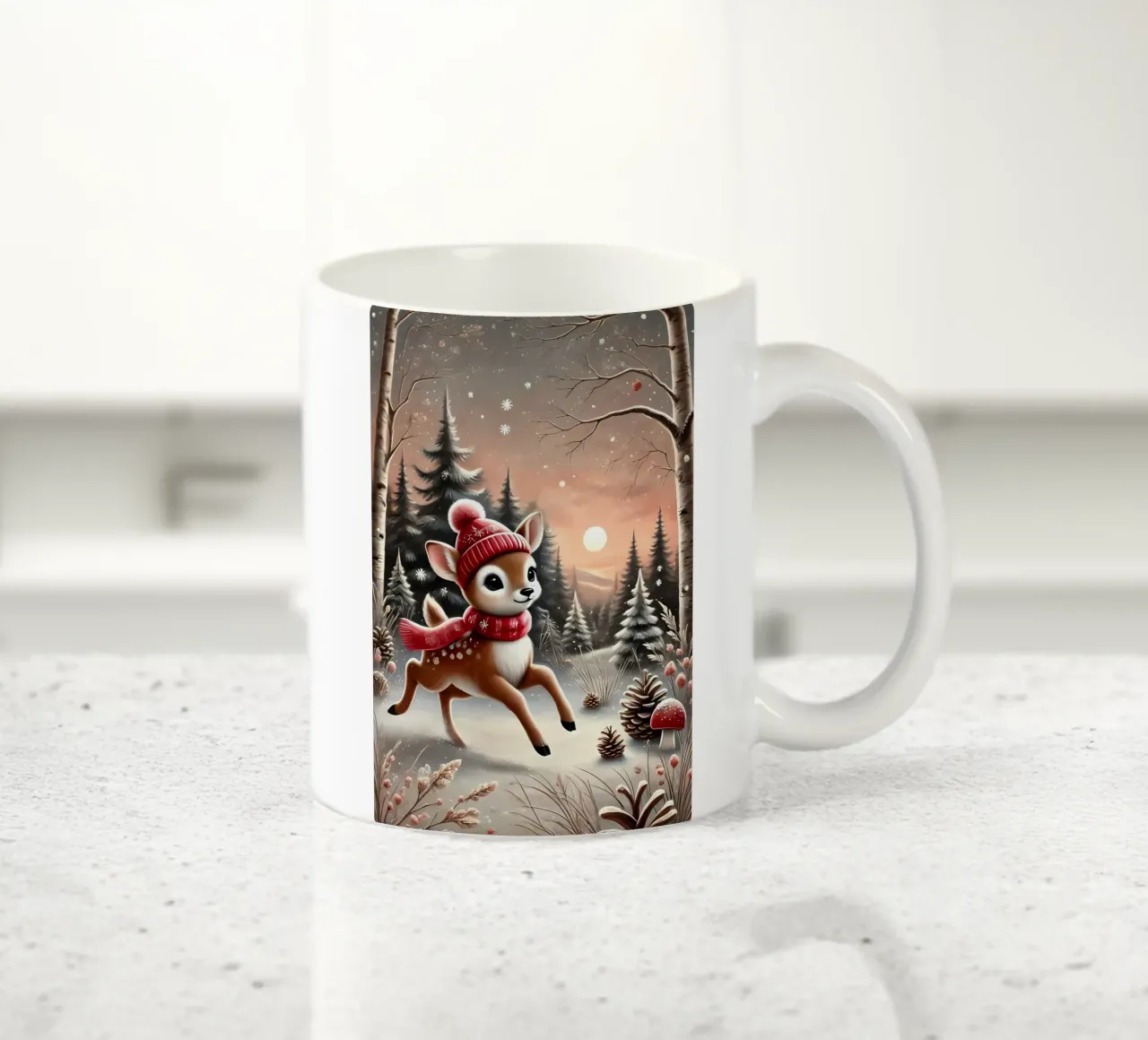 Poster minimalista 267 tazza in ceramica da Kadynce