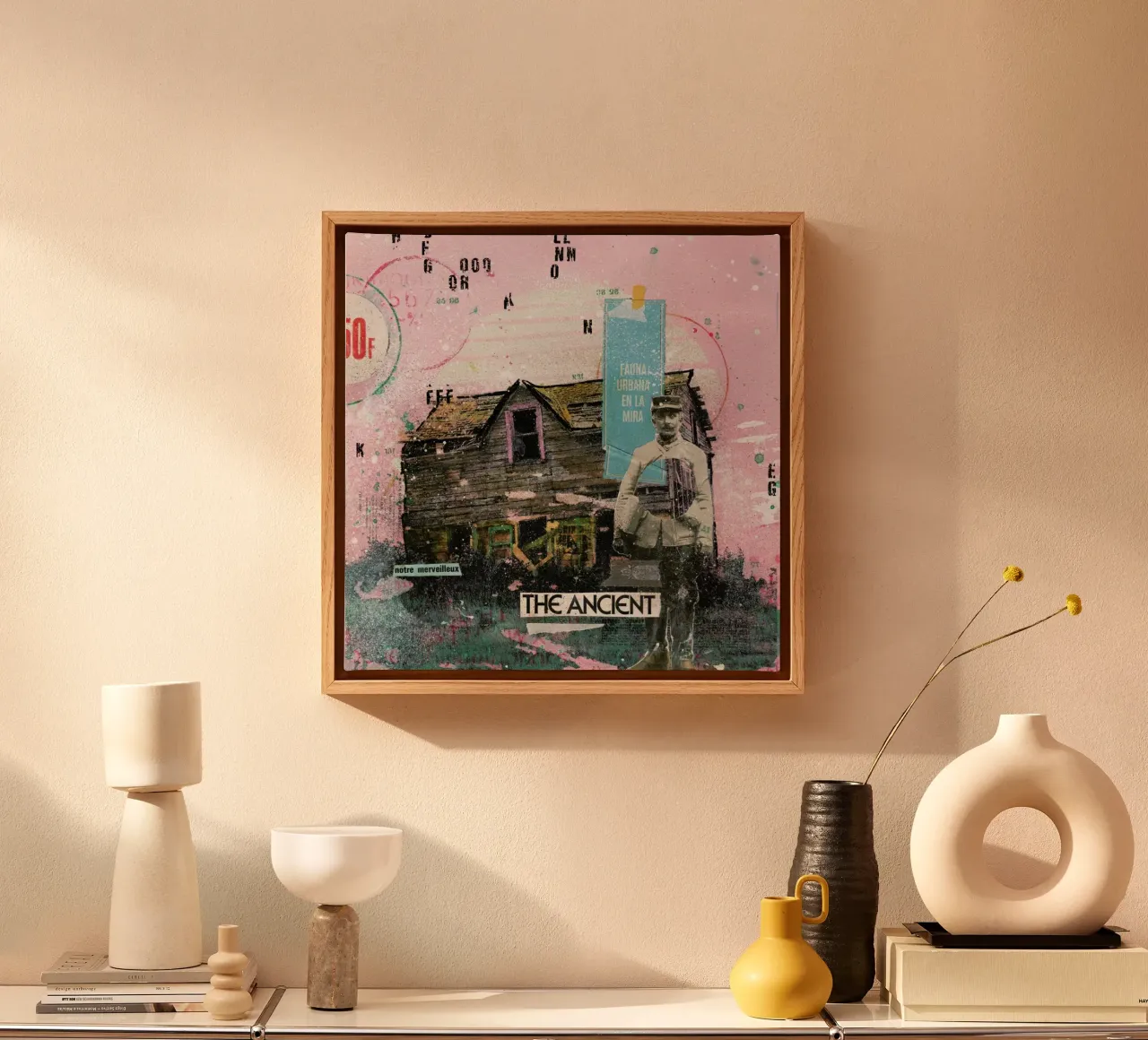 The Ancient canvas met Baklijst van Tameo