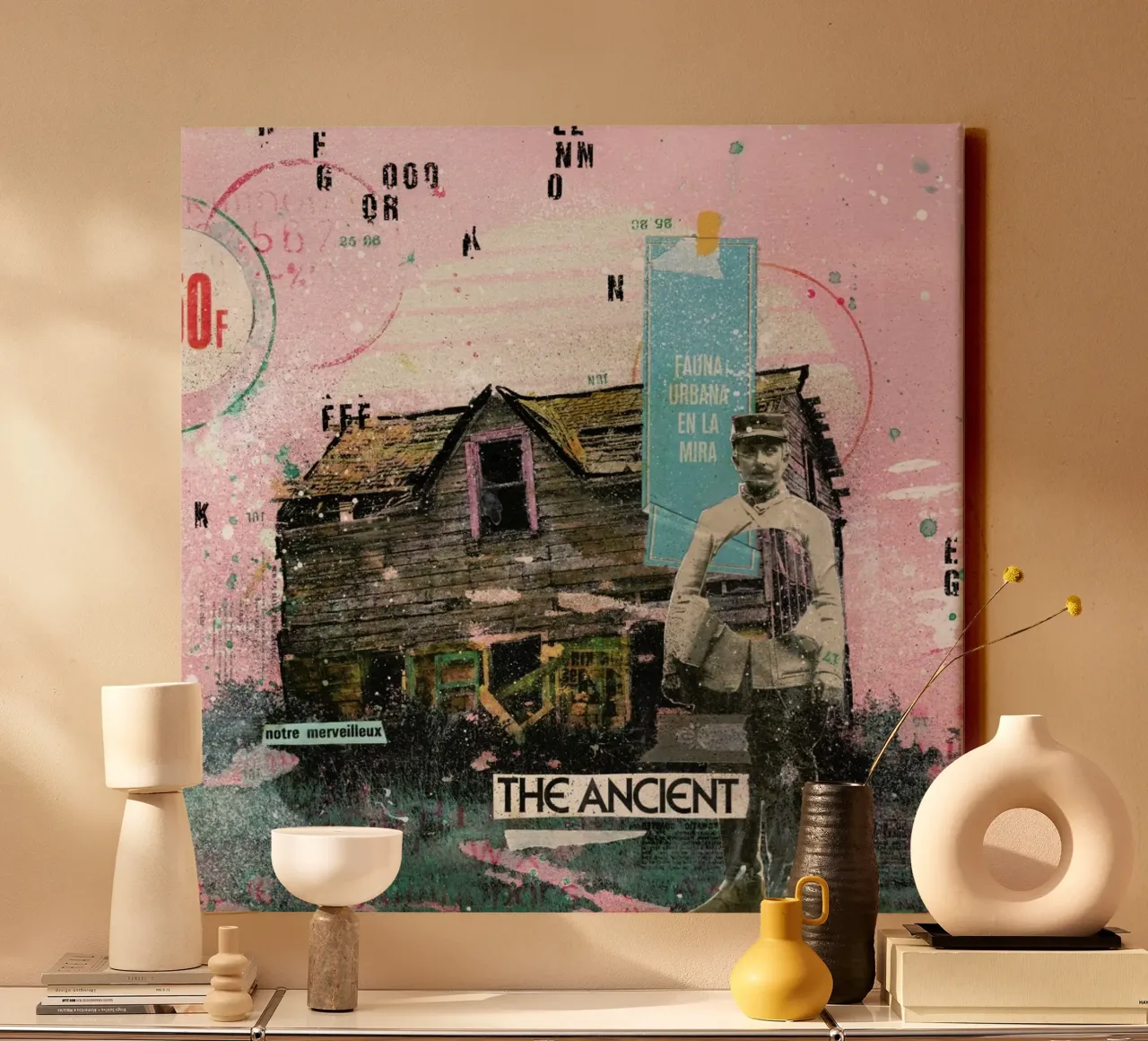 The Ancient canvas met Baklijst van Tameo