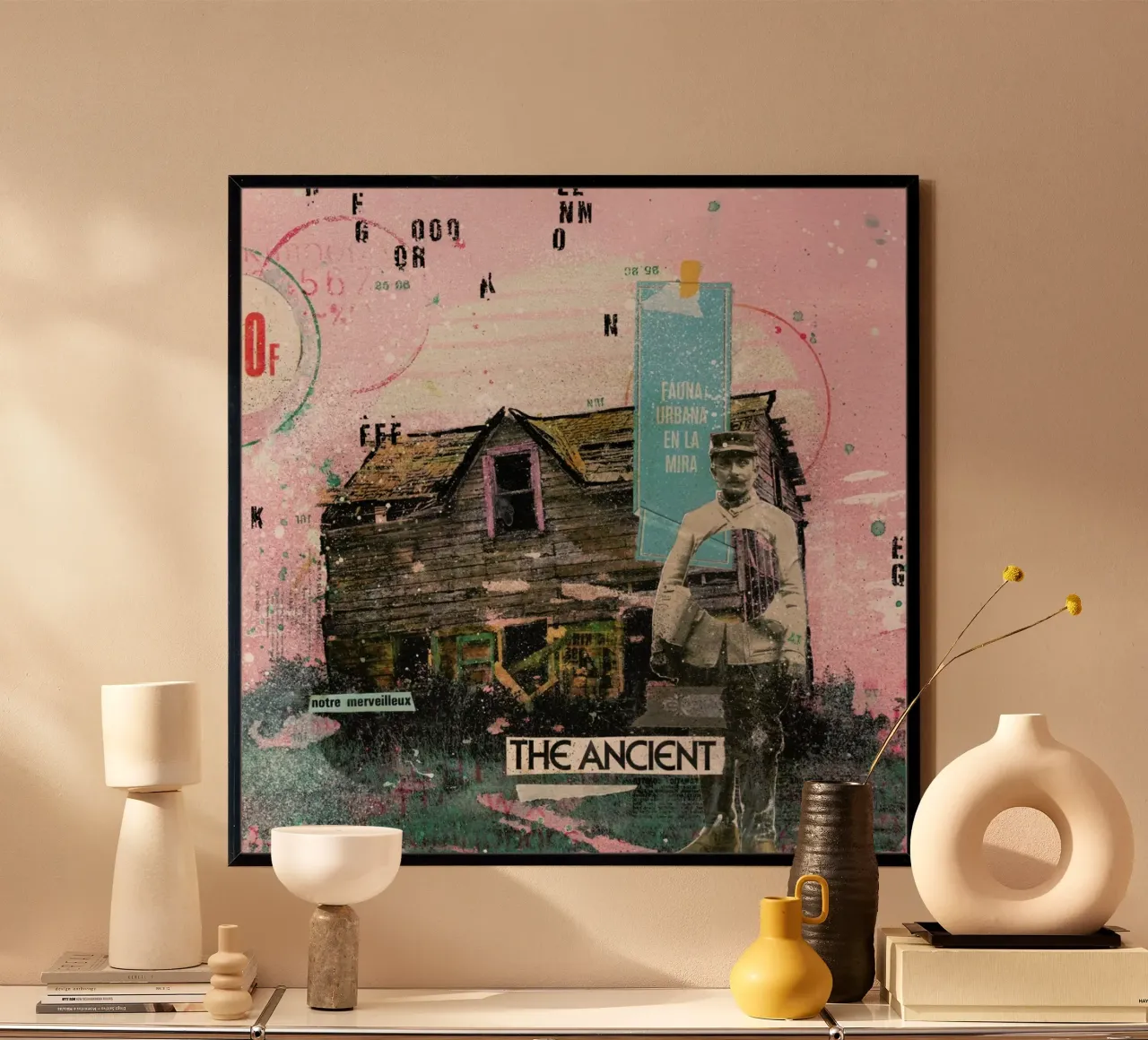 The Ancient poster con telaio in legno da Tameo