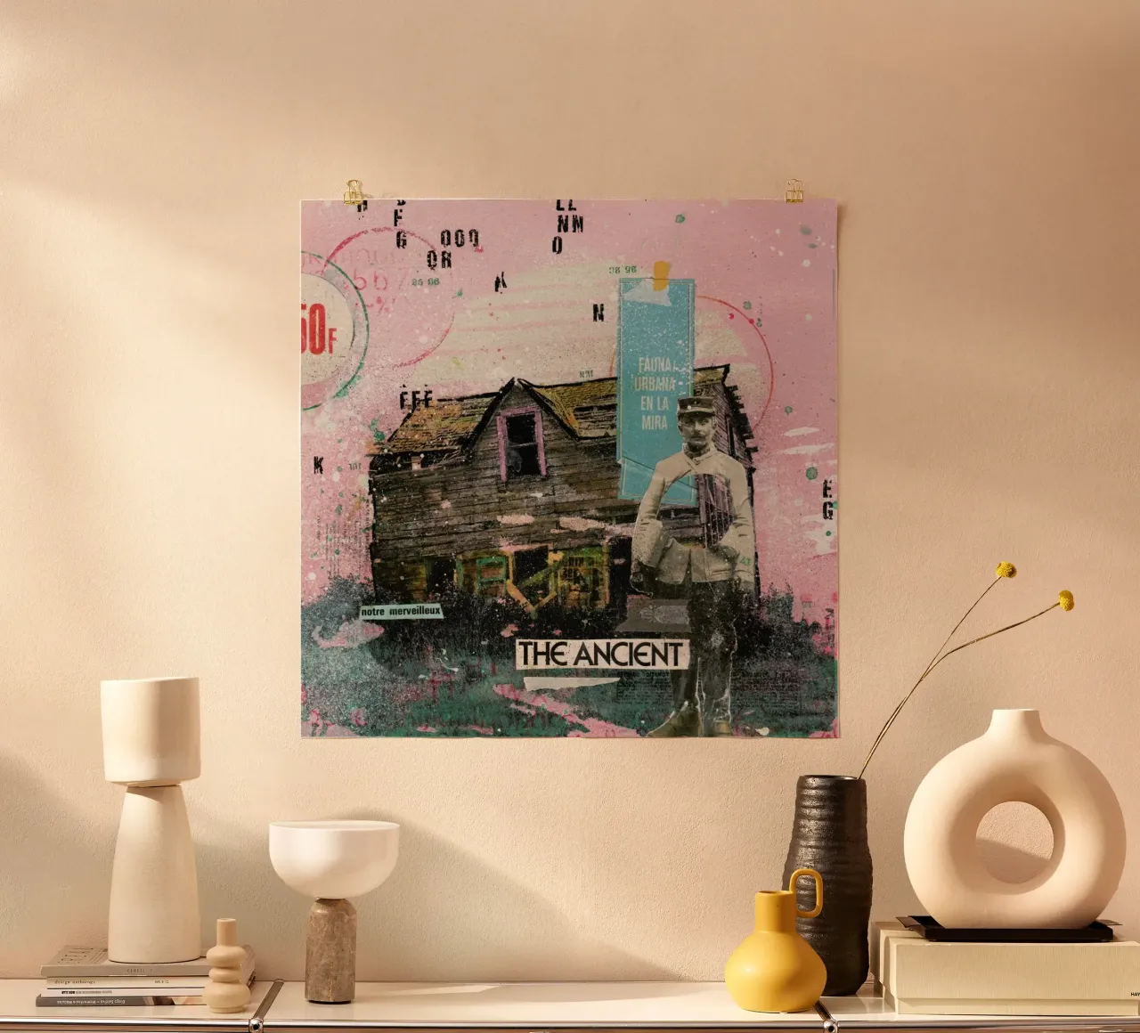 The Ancient poster con telaio in legno da Tameo