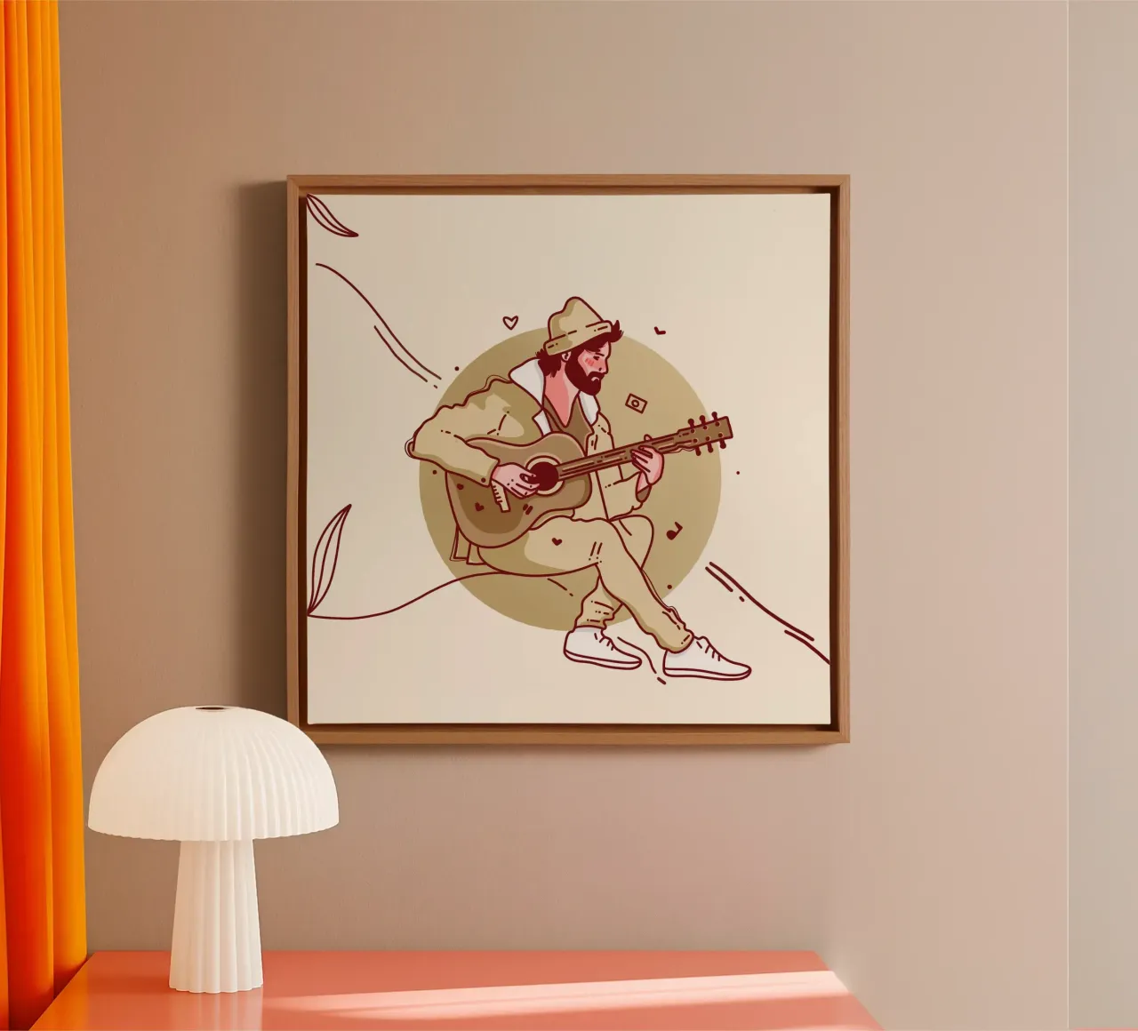 Speciaal moment-met-mezelf canvas met Baklijst van Gift For You