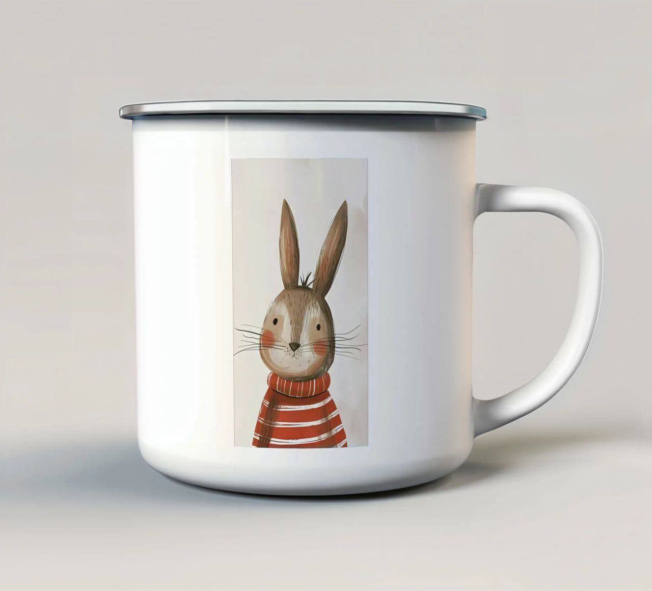 Poster minimalista 268 tazza in smalto da Kadynce