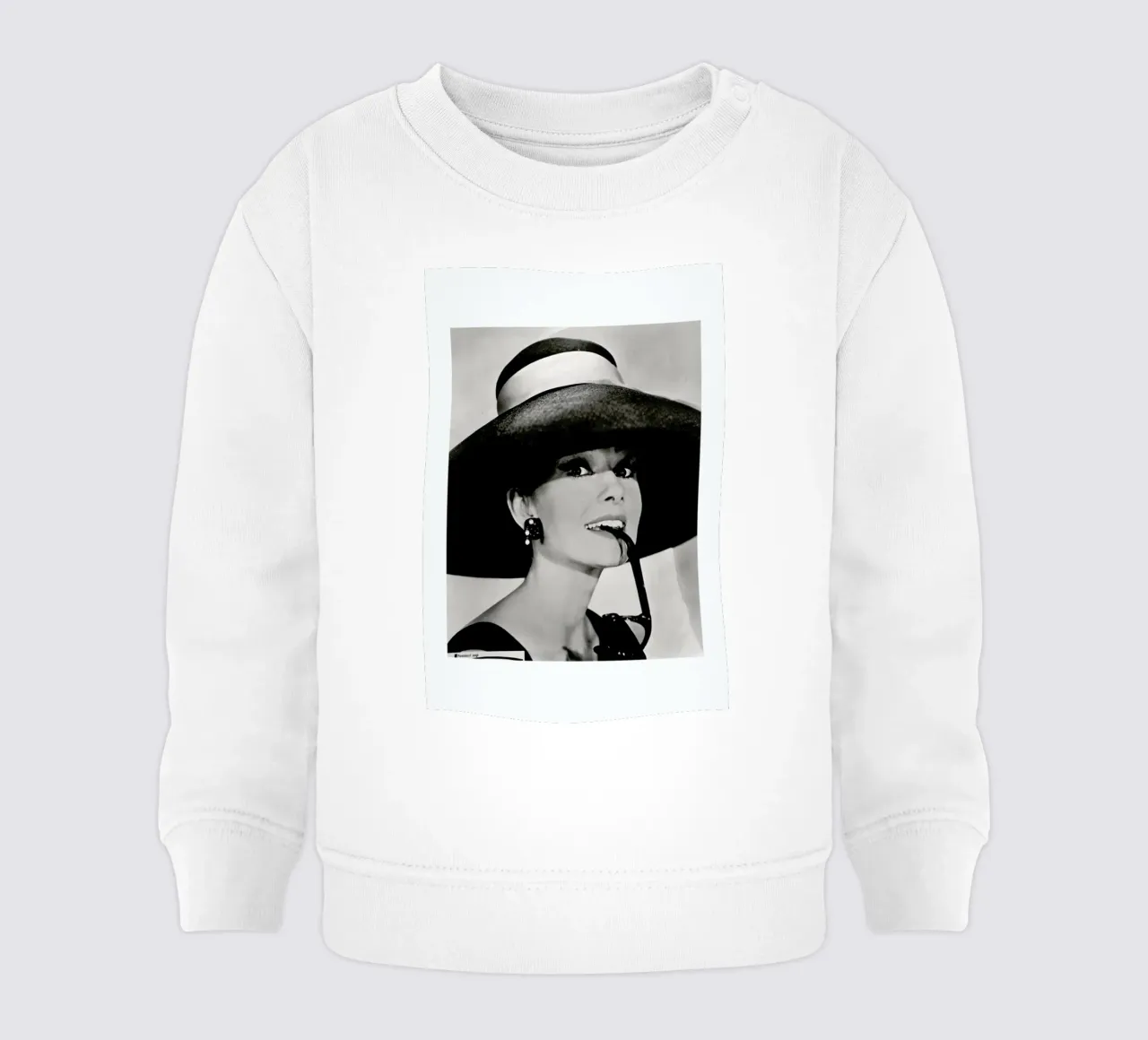 Audrey Hepburn felpa neonato da Gallery Print and Art Limited