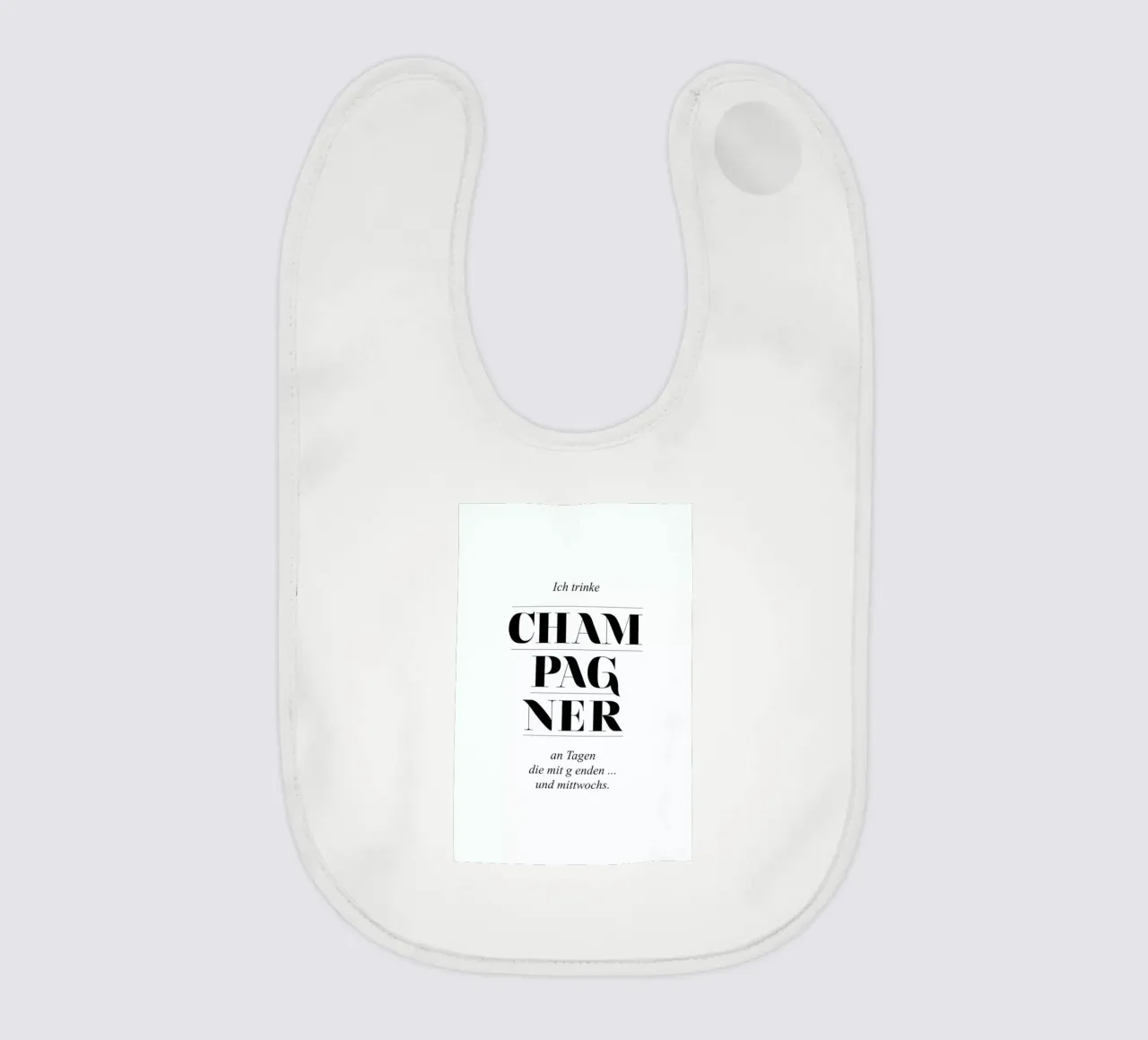 Champagner bavaglino da Amy & Kurt