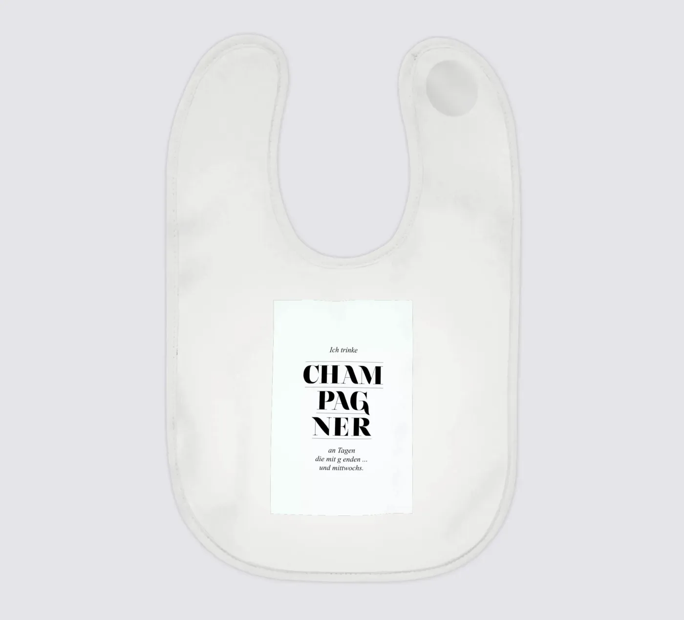 Champagner bavaglino da Amy & Kurt