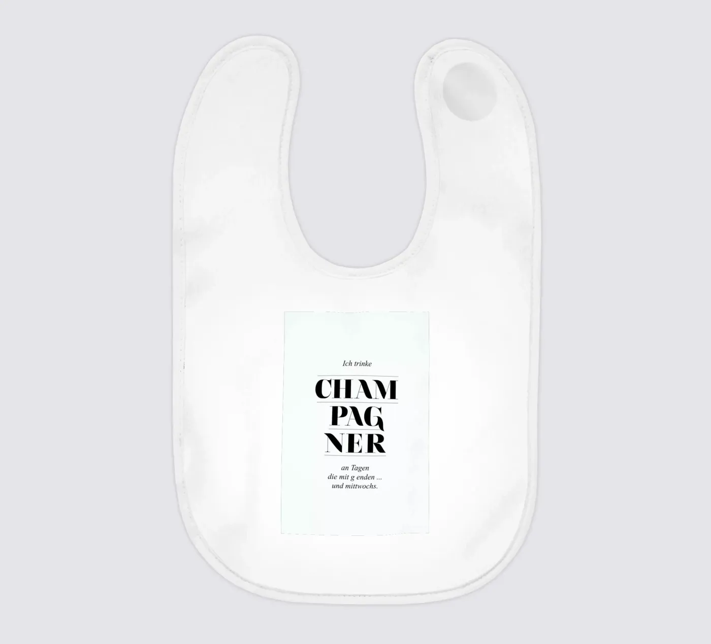 Champagner bavaglino da Amy & Kurt
