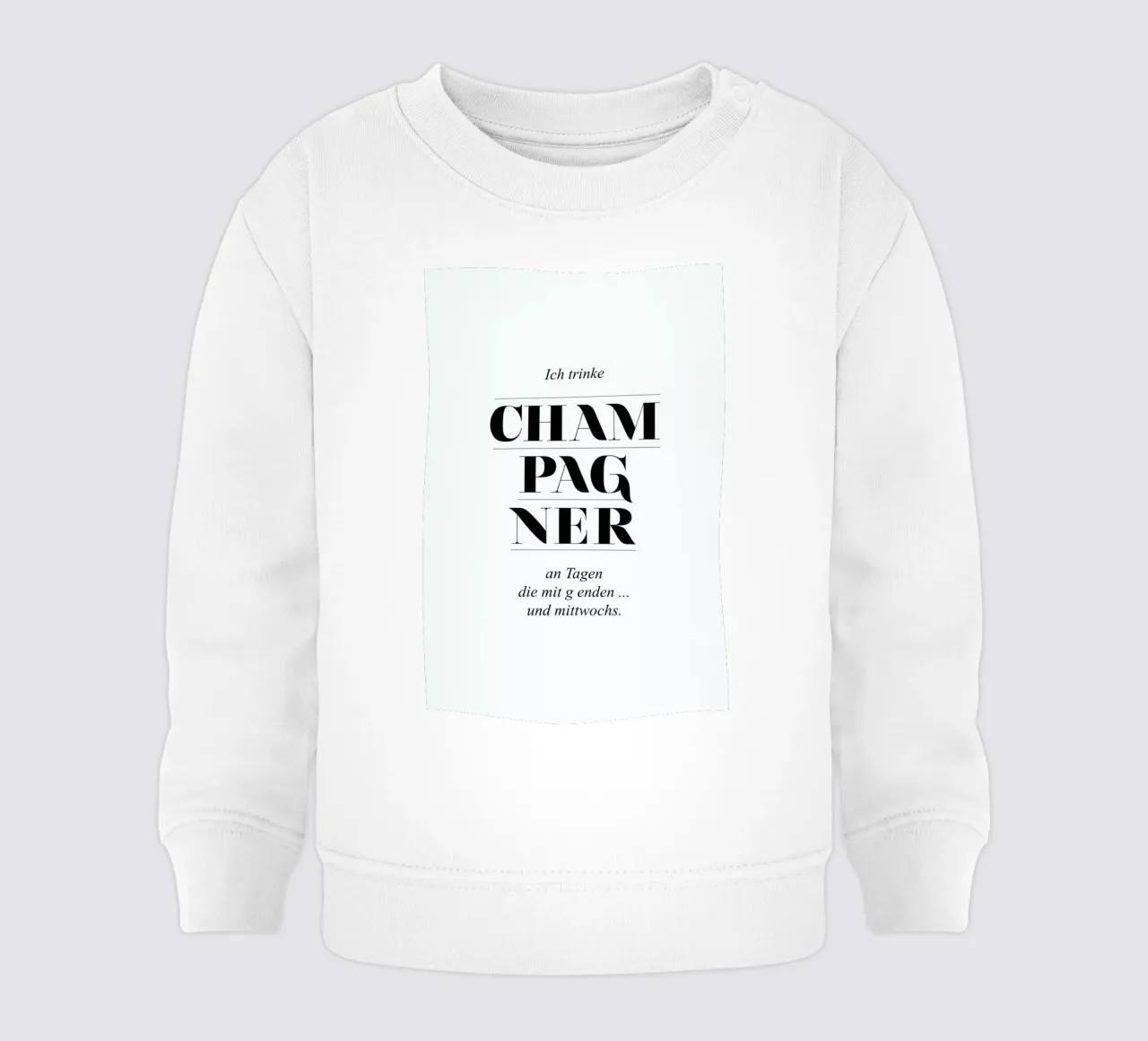 Champagner felpa neonato da Amy & Kurt