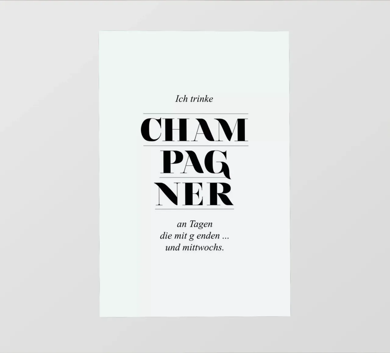 Champagner pellicola backlit da Amy & Kurt