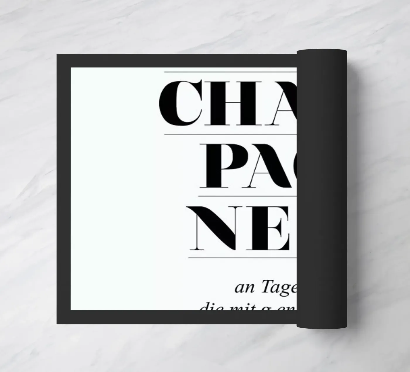 Champagner doormat by Amy & Kurt