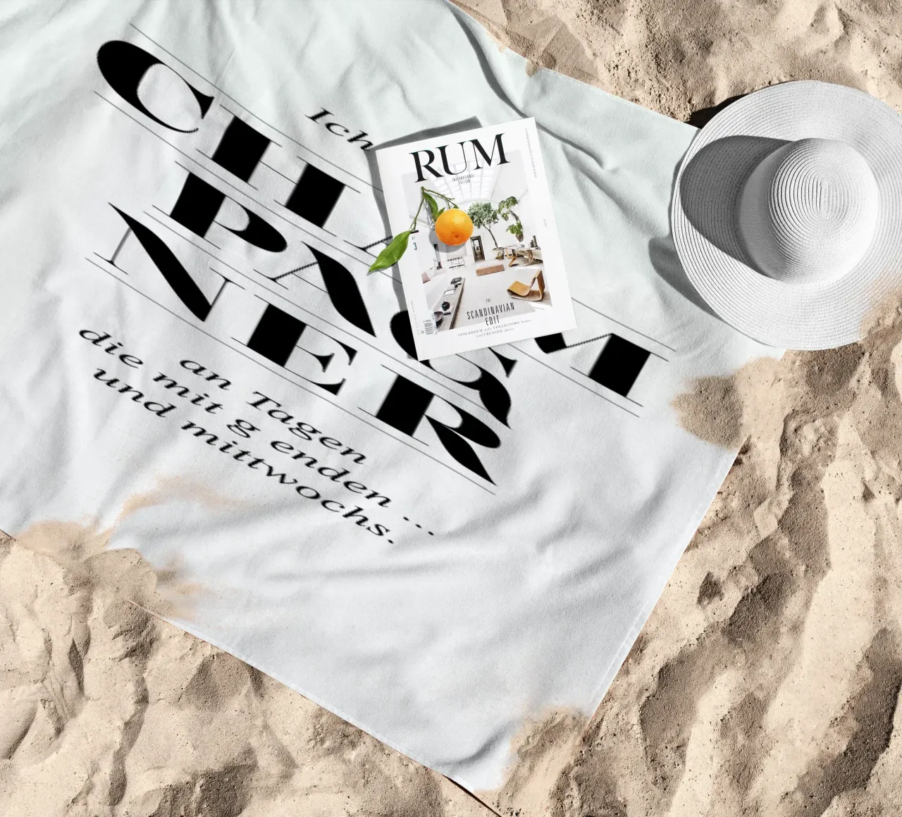 Champagner telo mare da Amy & Kurt