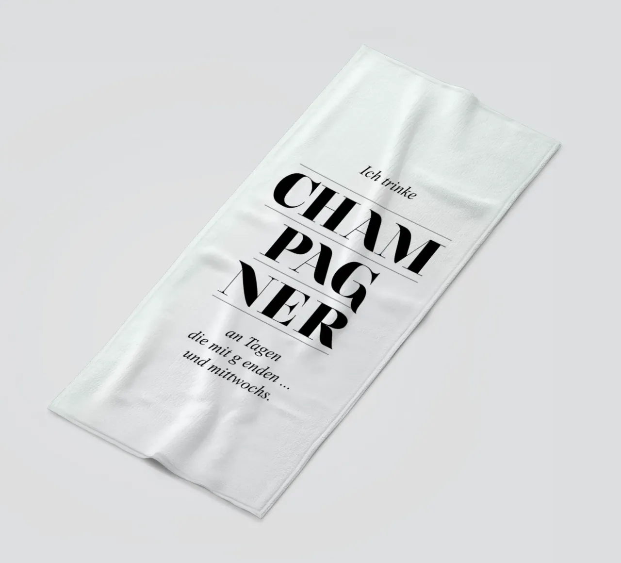 Champagner telo mare da Amy & Kurt