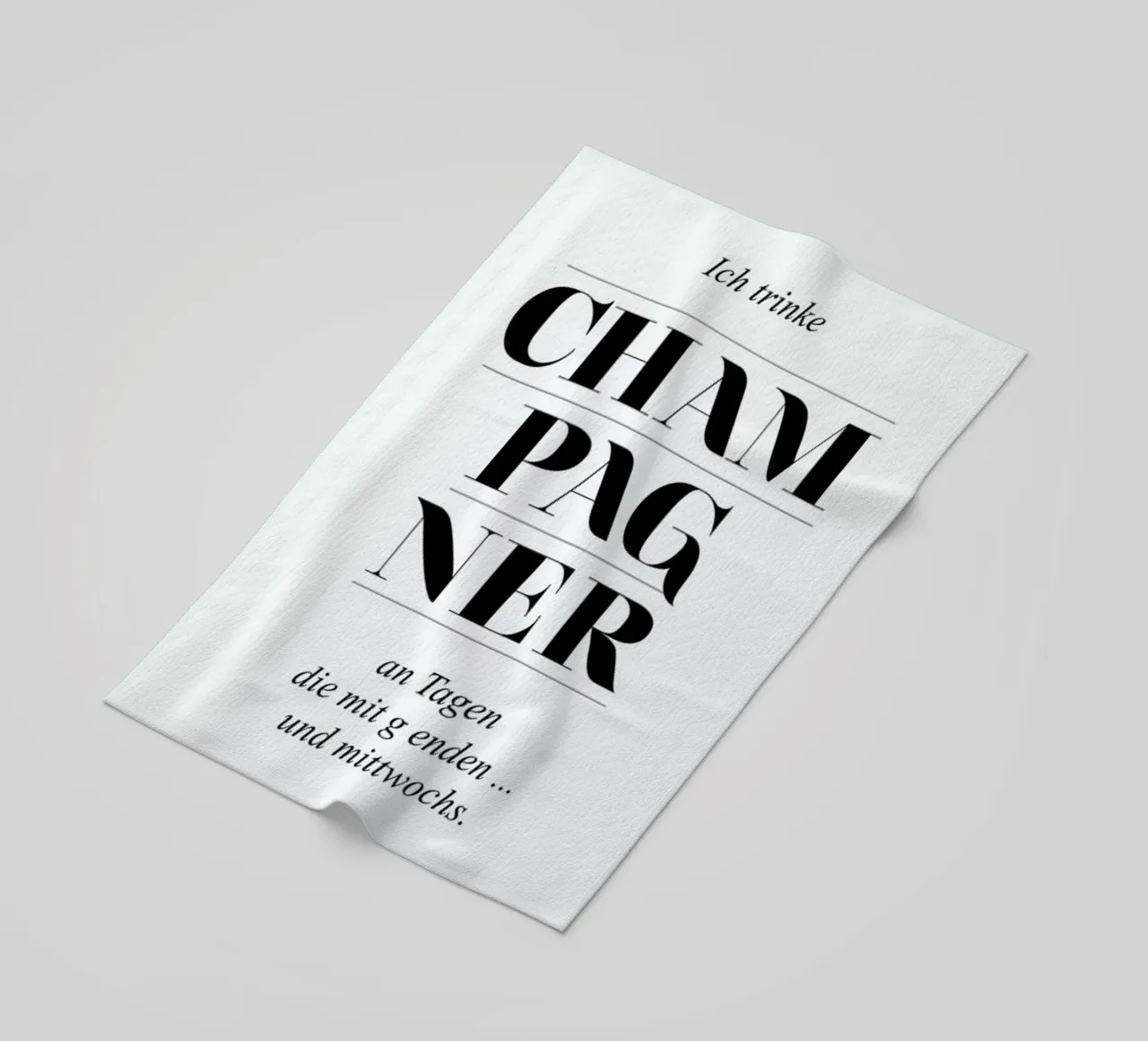 Champagner telo mare da Amy & Kurt