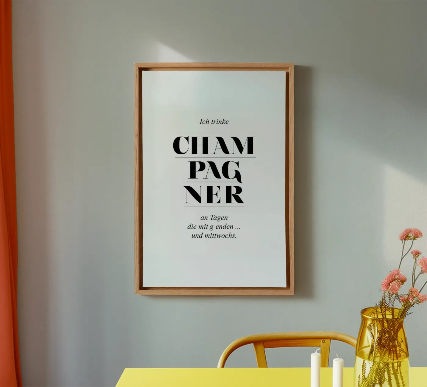 Champagner tela da Amy & Kurt