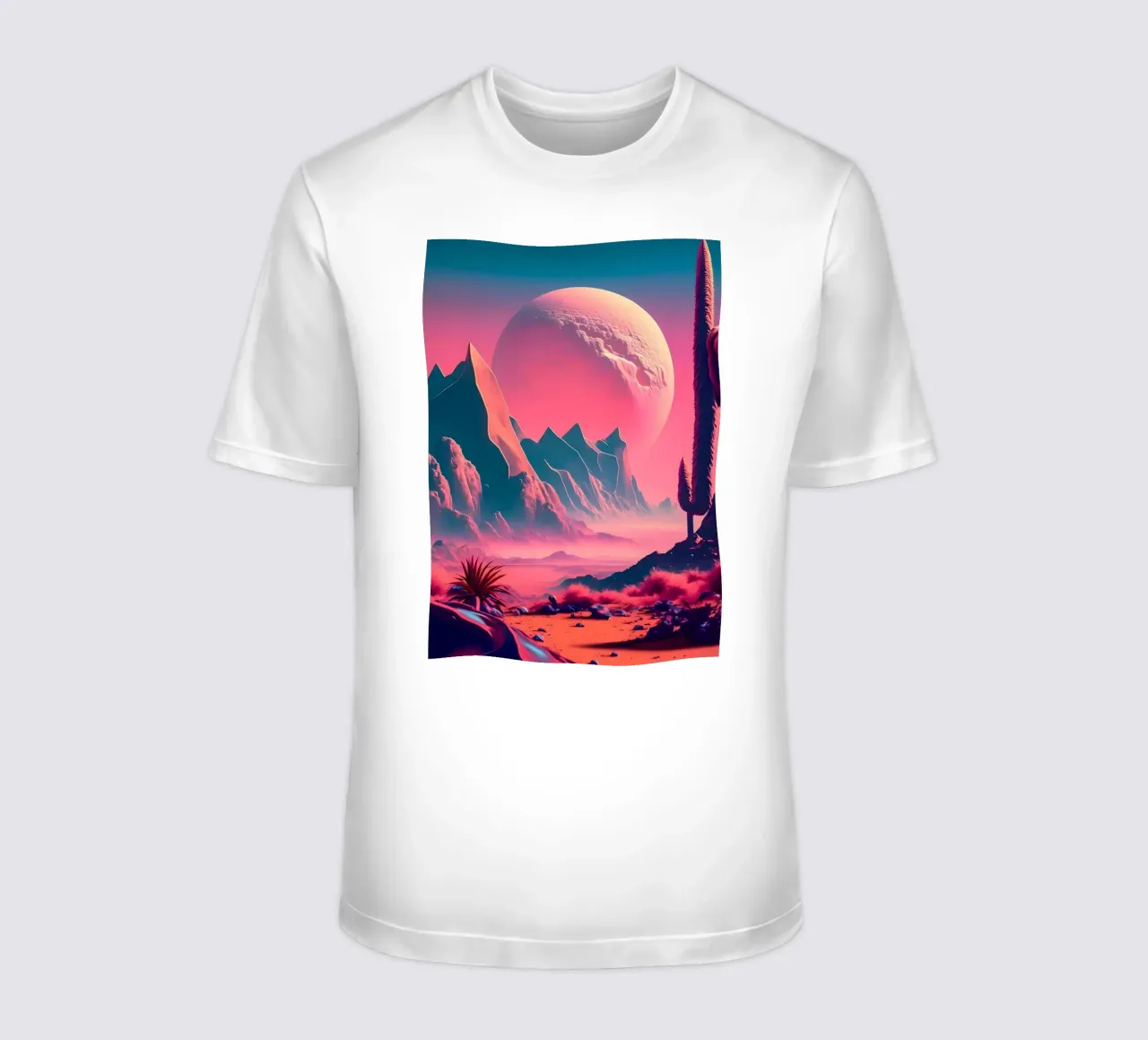 Space Landscape Fantasy t-shirt by Mikesell
