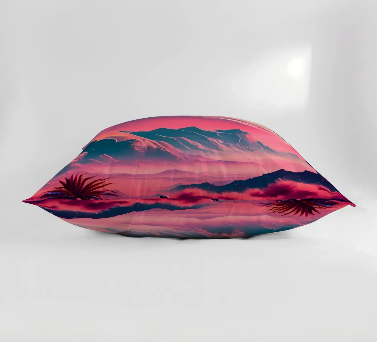 Space Landscape Fantasy decorative cushion by Mikesell