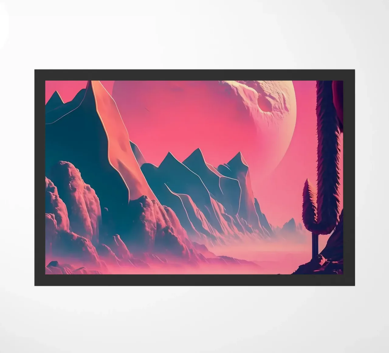 Paesaggio spaziale fantasy zerbino da Mikesell