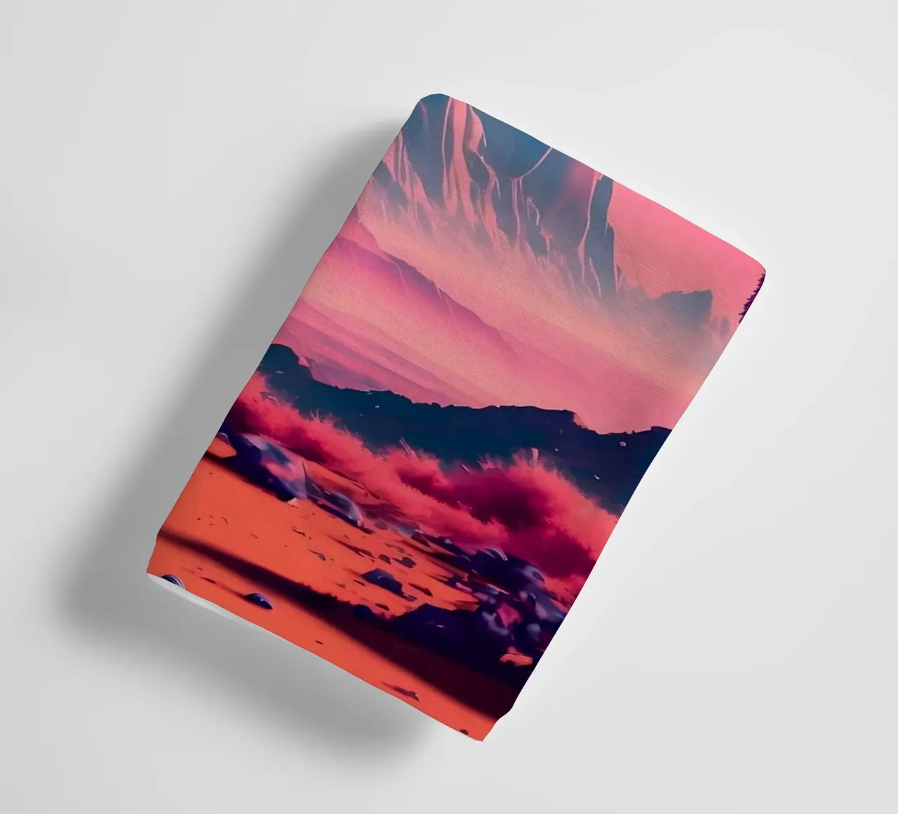 Paesaggio spaziale fantasy asciugamano da bagno da Mikesell
