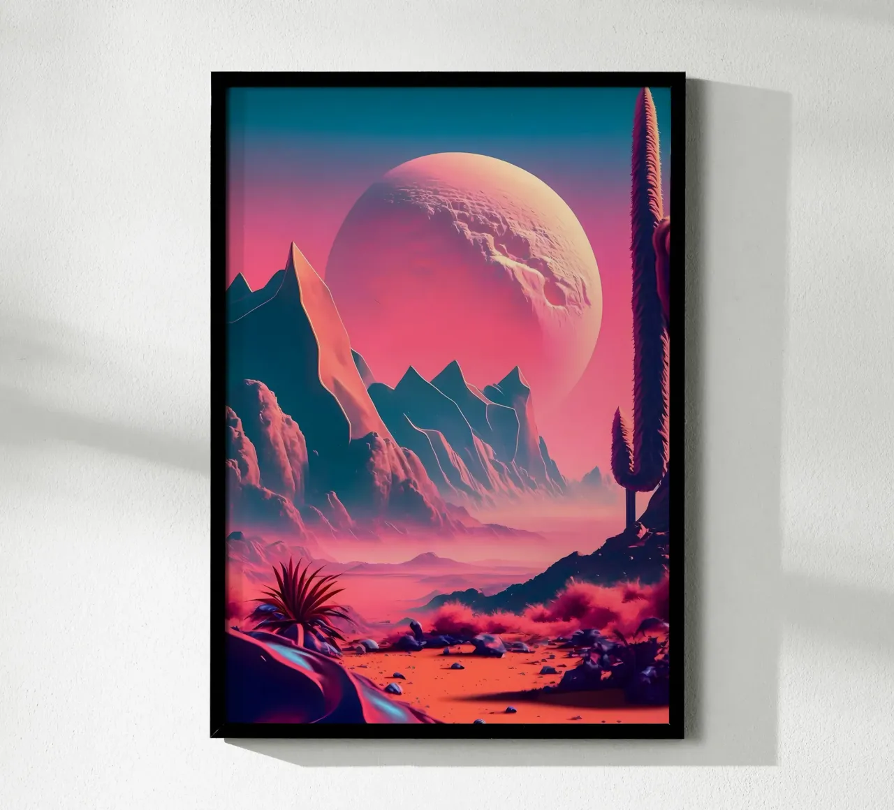 Space Landscape Fantasy poster by Mikesell