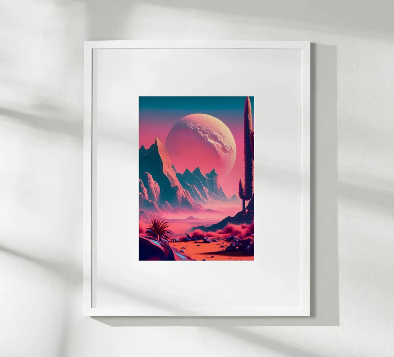Space Landscape Fantasy poster by Mikesell