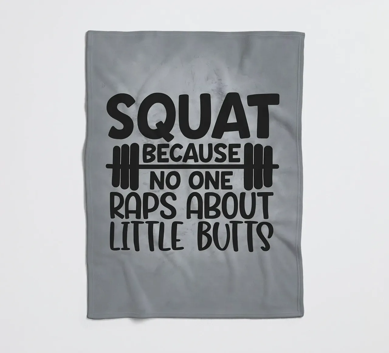 Squat perché i sederi sono piccoli coperta in pile da Delaplane