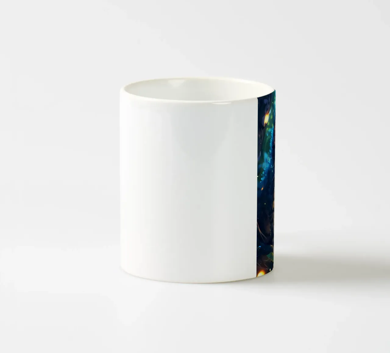 Gatto carino con farfalla tazza in ceramica da Ginnery