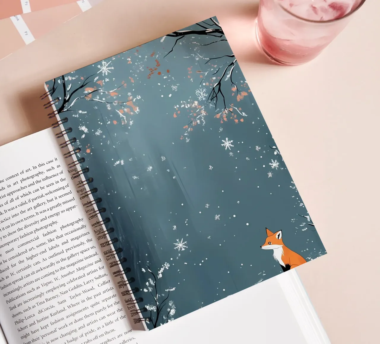 Minimalist Poster 272 spiral notebook by Kadynce