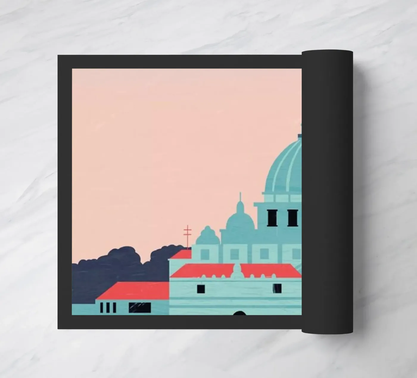 Rome deurmat van Katinka Reinke