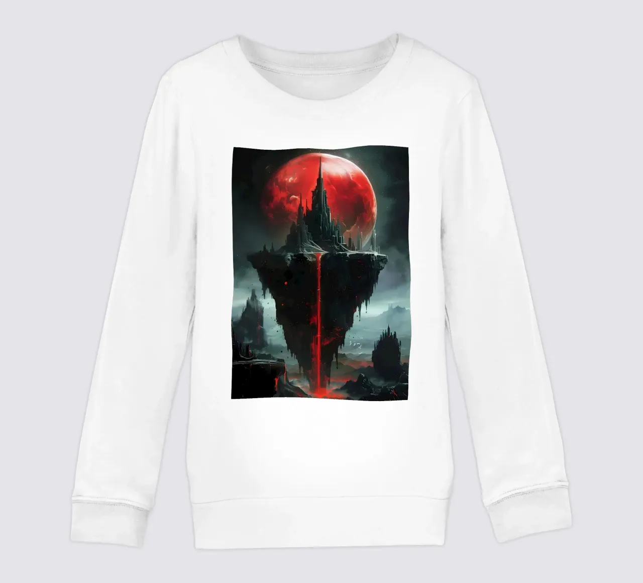 Luna di sangue fantasy felpa bambino da Ginnery