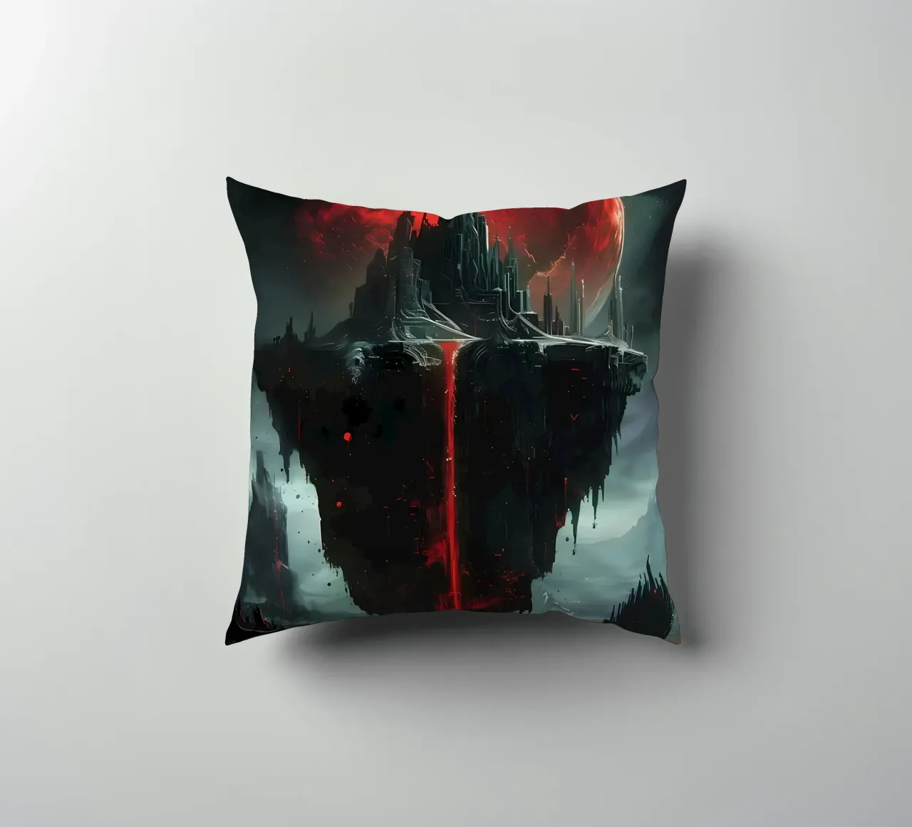 Luna di sangue fantasy cuscino da Ginnery