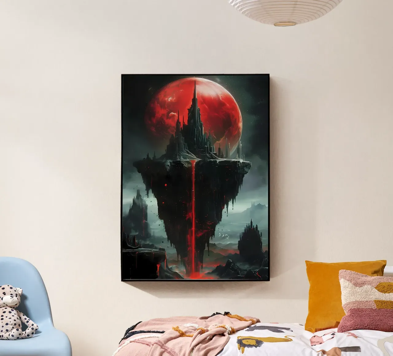 Luna di sangue fantasy plexiglass da Ginnery