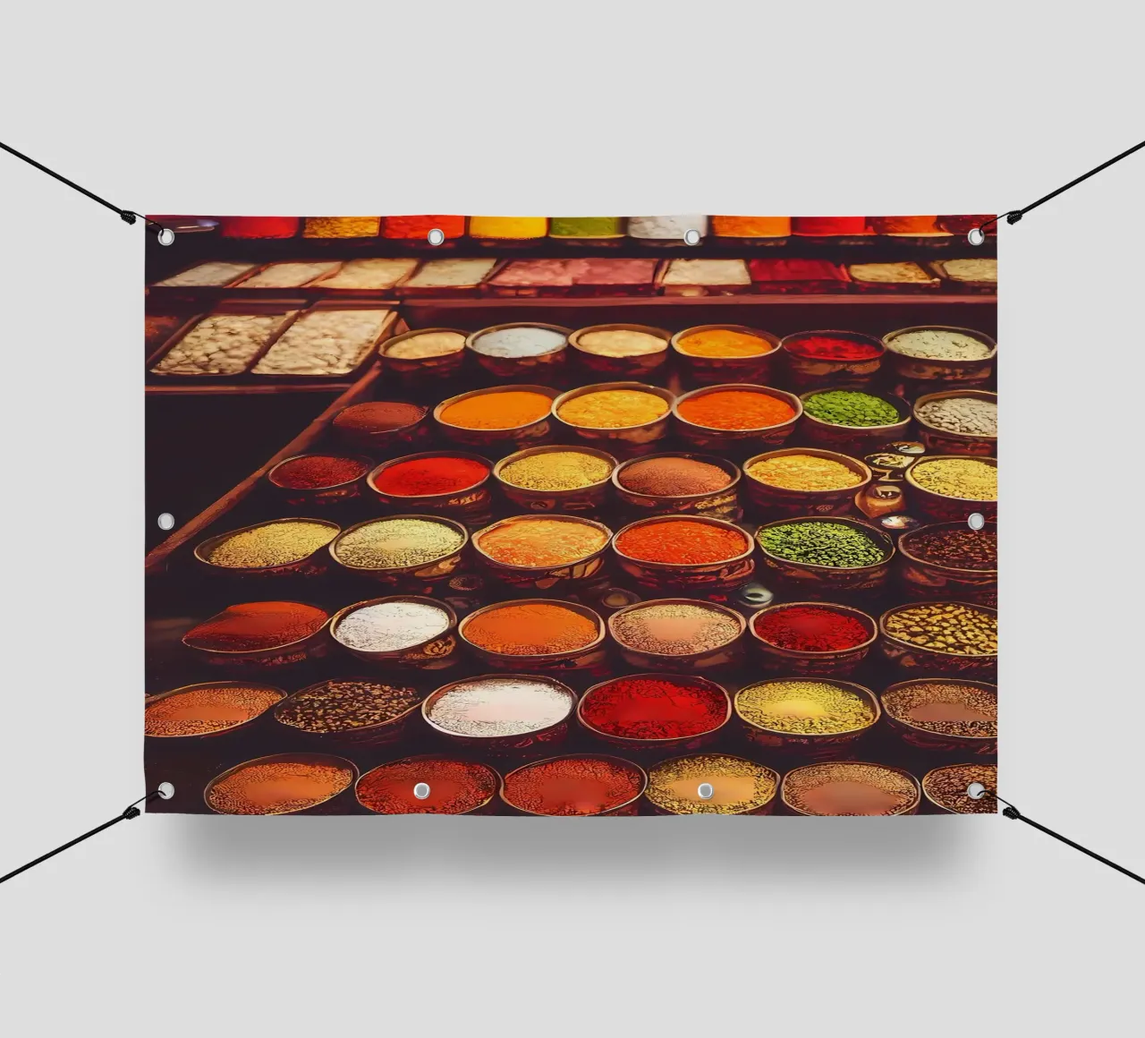 Spezie Cibo e cucina telo in pvc da Mikesell