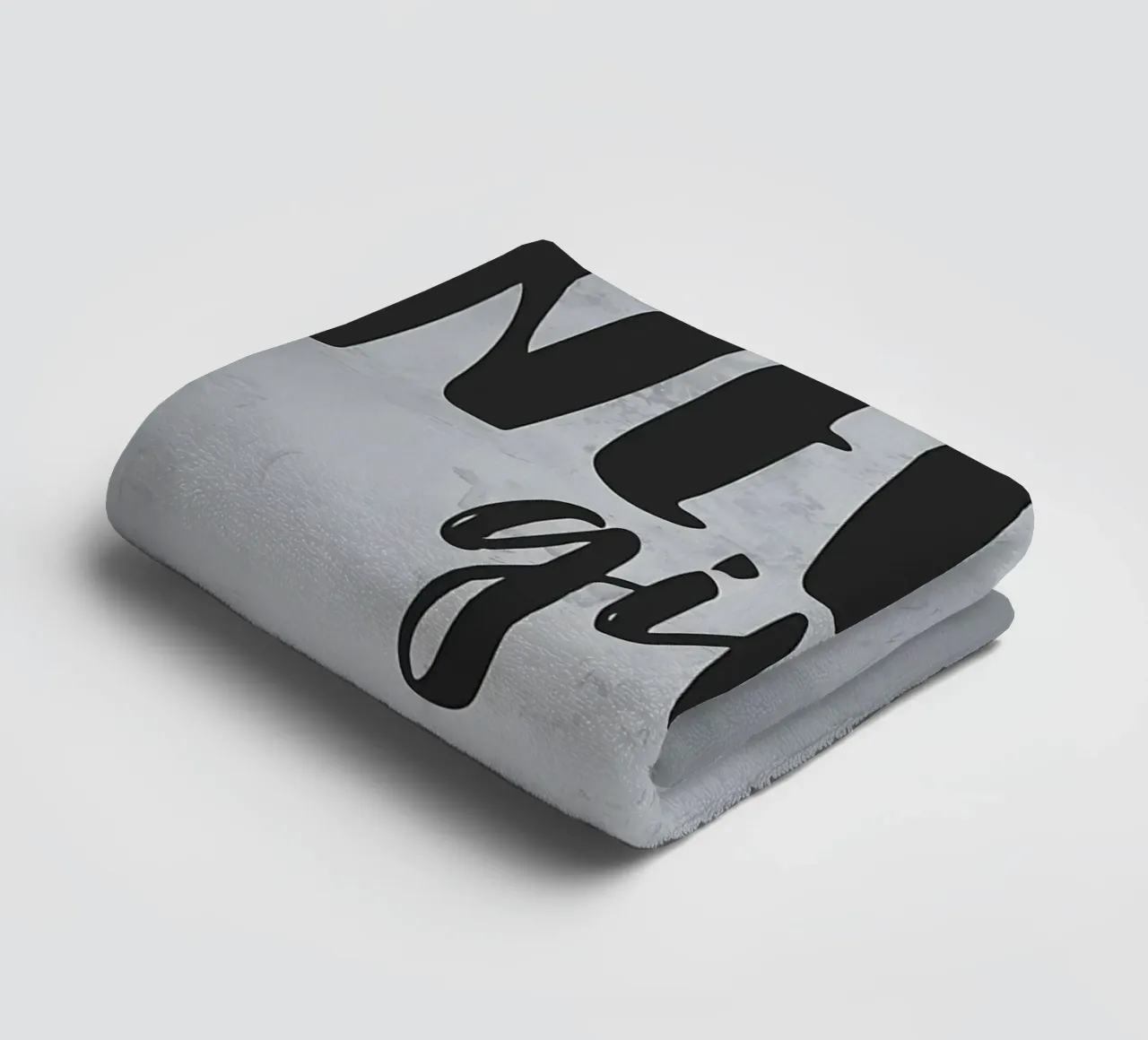 Never Give Up towel by Delaplane
