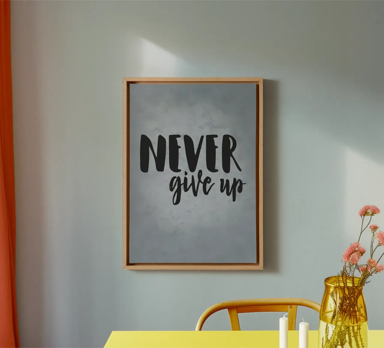 Geef nooit op canvas met Baklijst van Delaplane