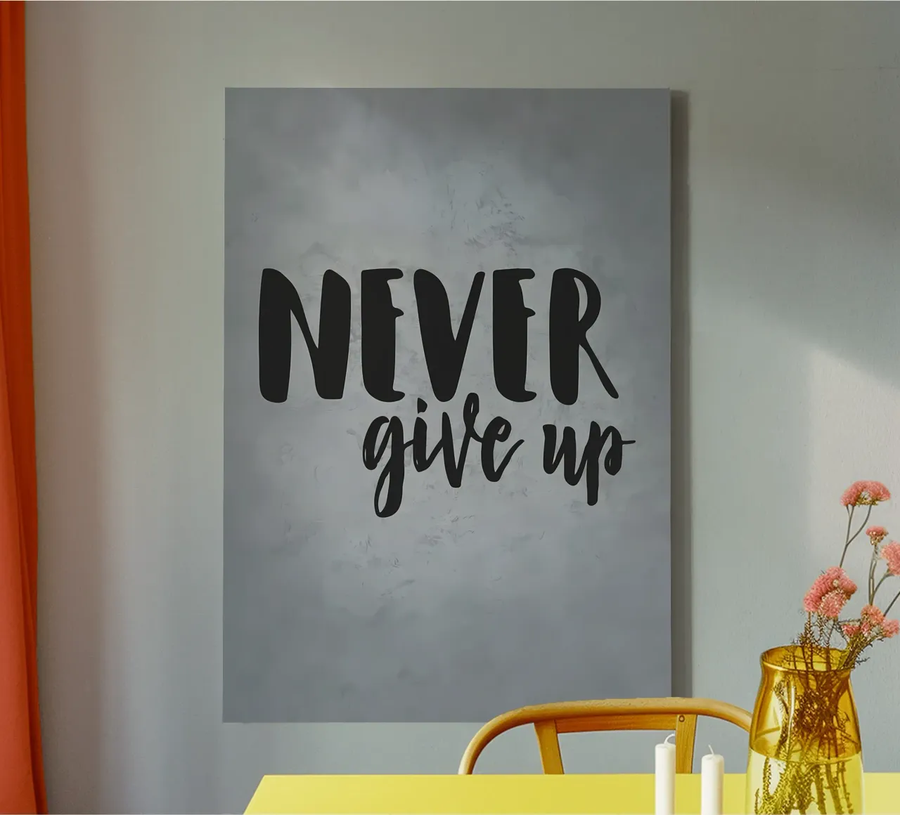 Geef nooit op canvas met Baklijst van Delaplane