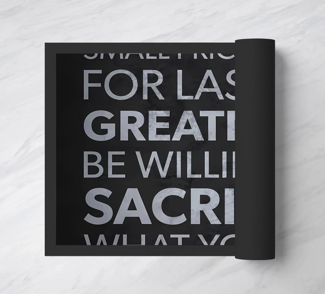 Grandezza e sacrificio zerbino da Bassy
