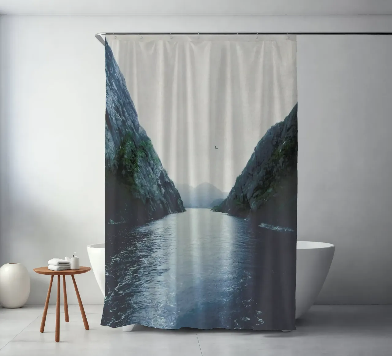 Finding Inner Peace rideau de douche de Ingrid Beddoes