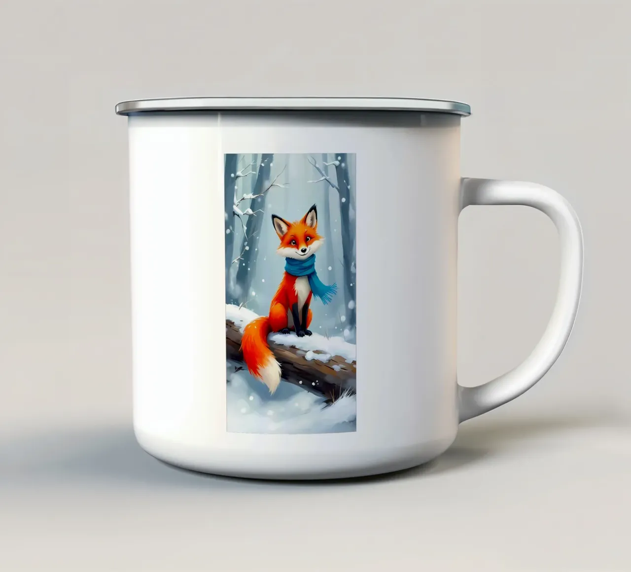 Poster minimalista 275 tazza in smalto da Kadynce