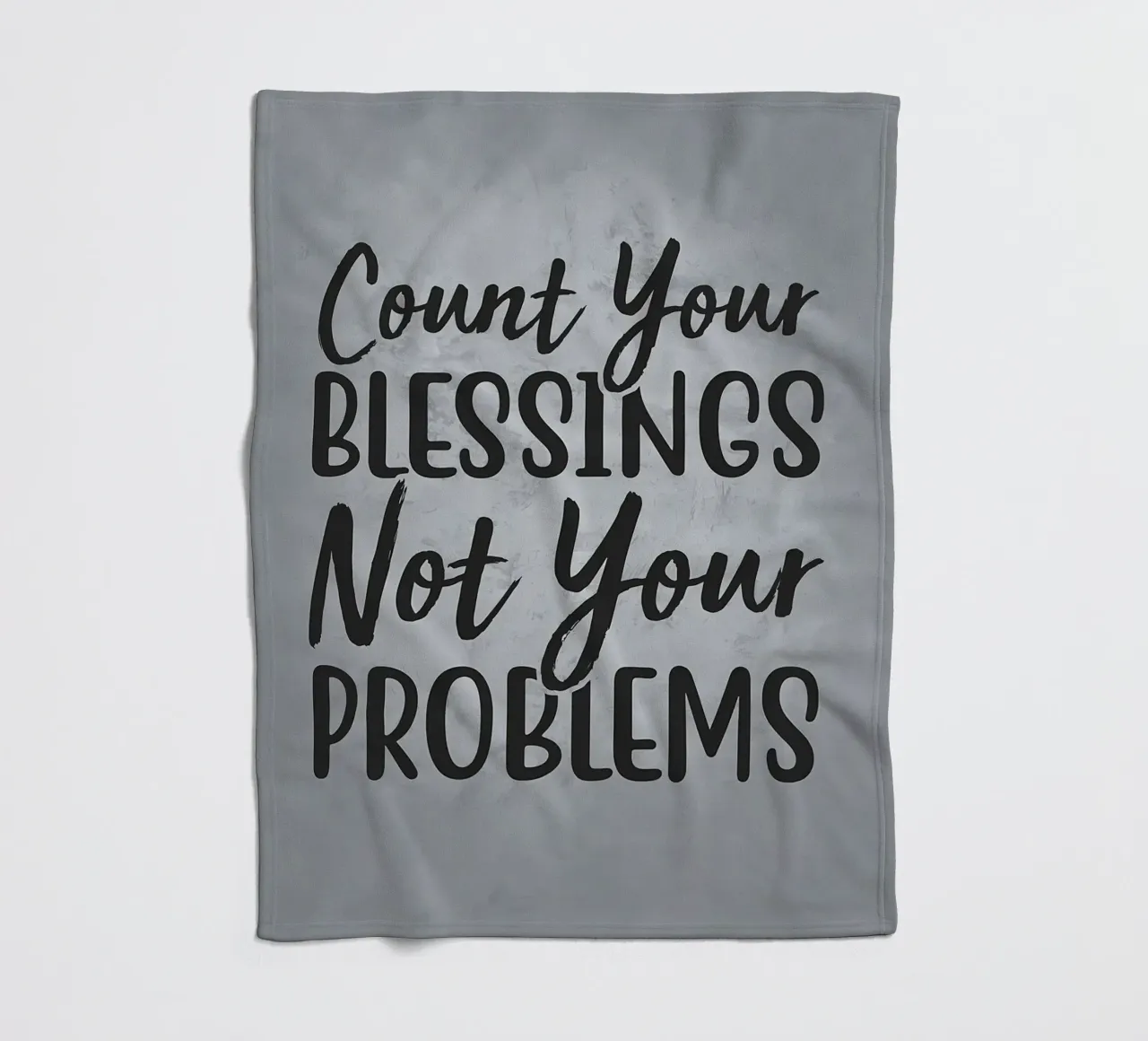 Count Your Blessings fleece blanket by Delaplane