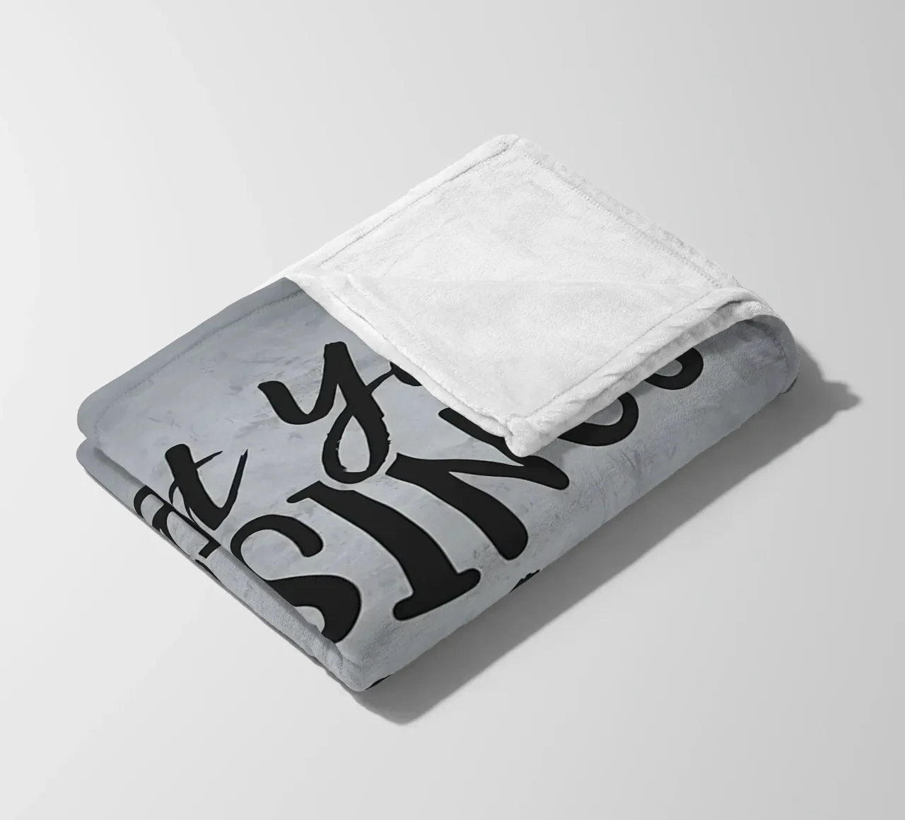 Count Your Blessings fleece blanket by Delaplane