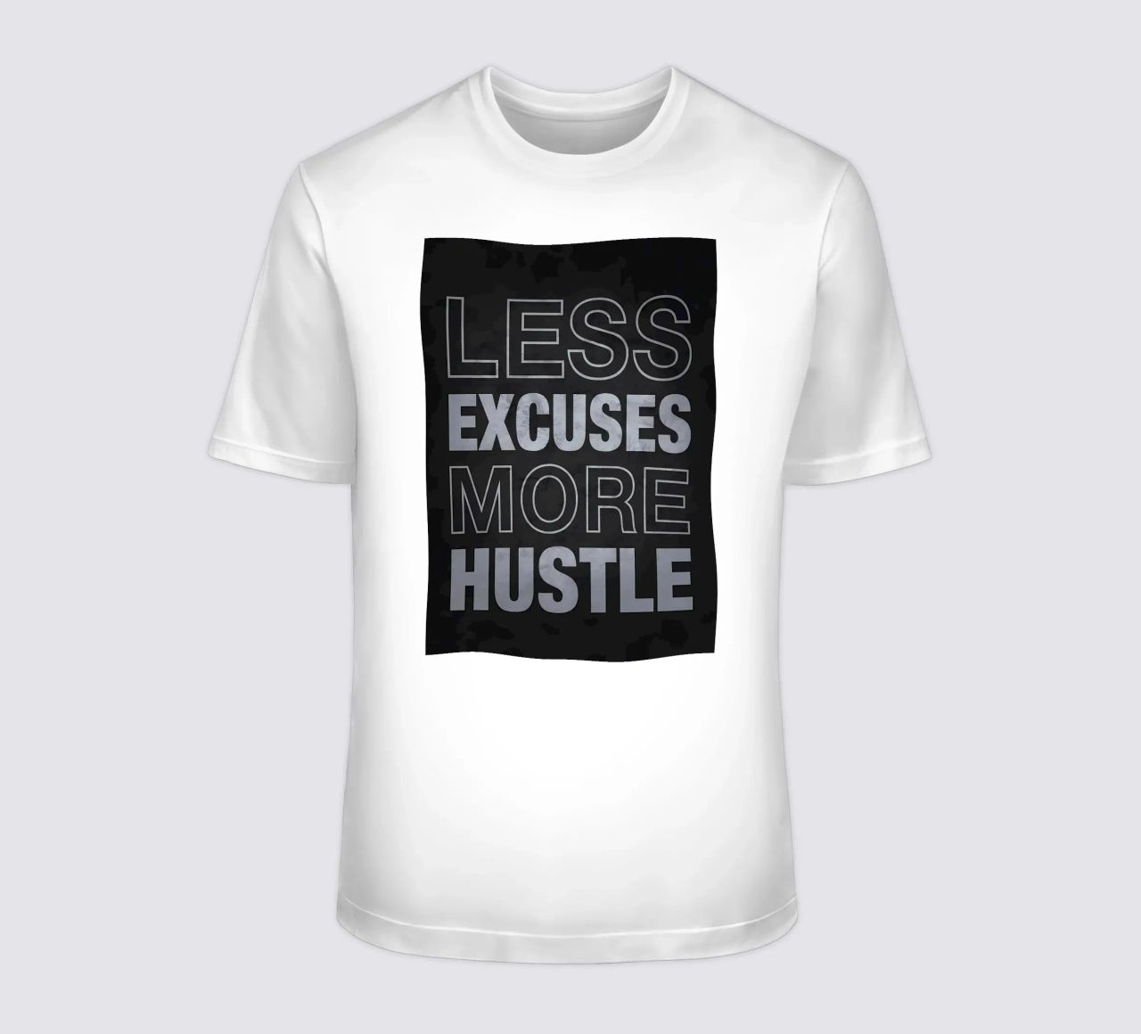 Meno scuse più impegno t-shirt da Bassy