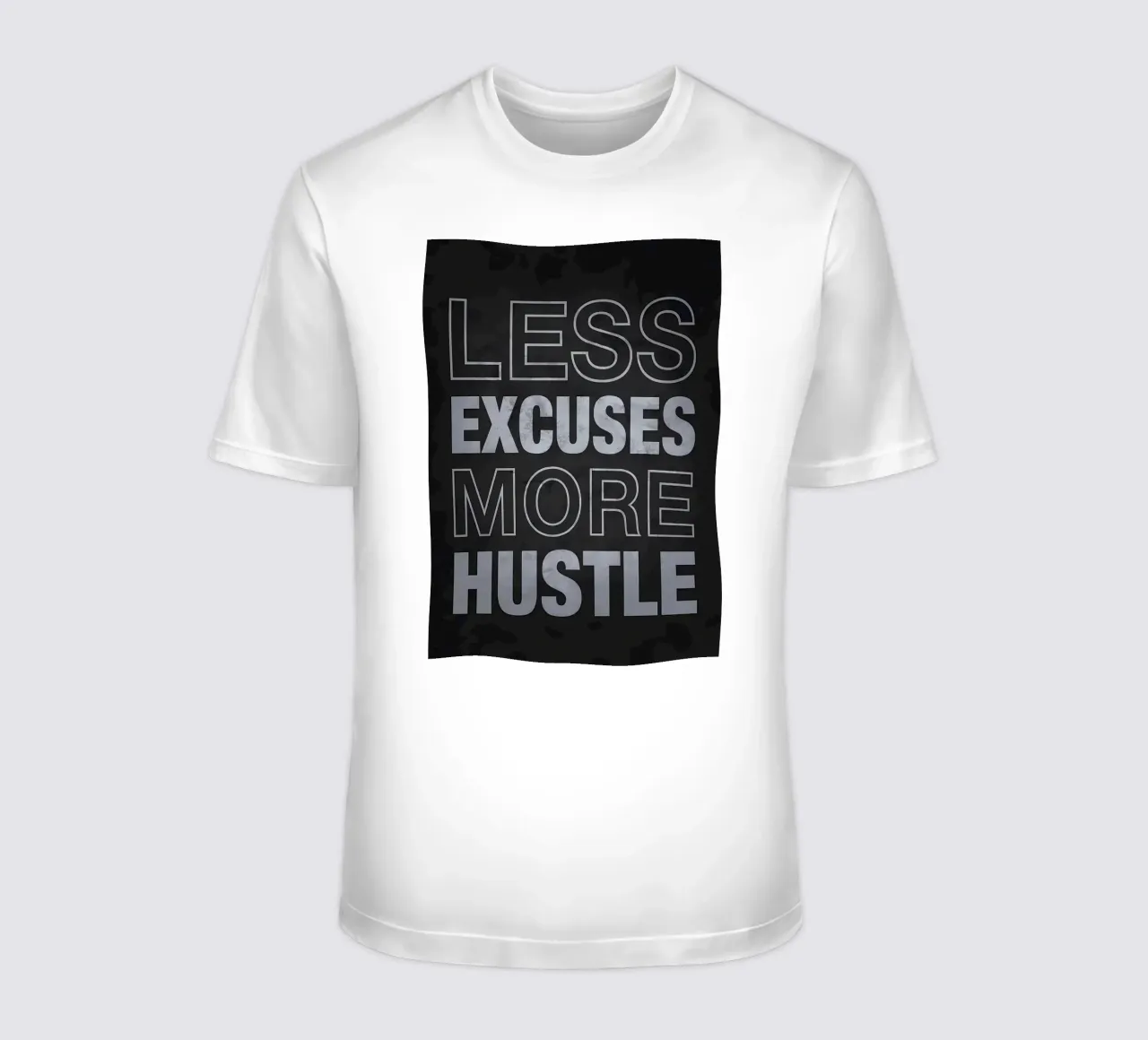 Weniger Ausreden, mehr Tatendrang T-Shirt von Bassy