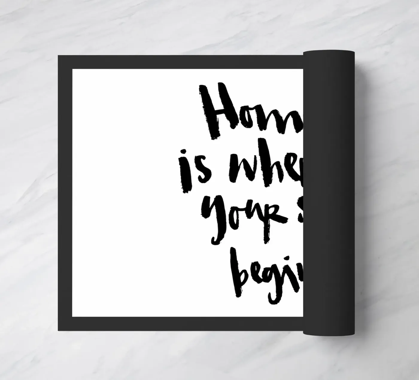 Home doormat by Brushmeetspaper