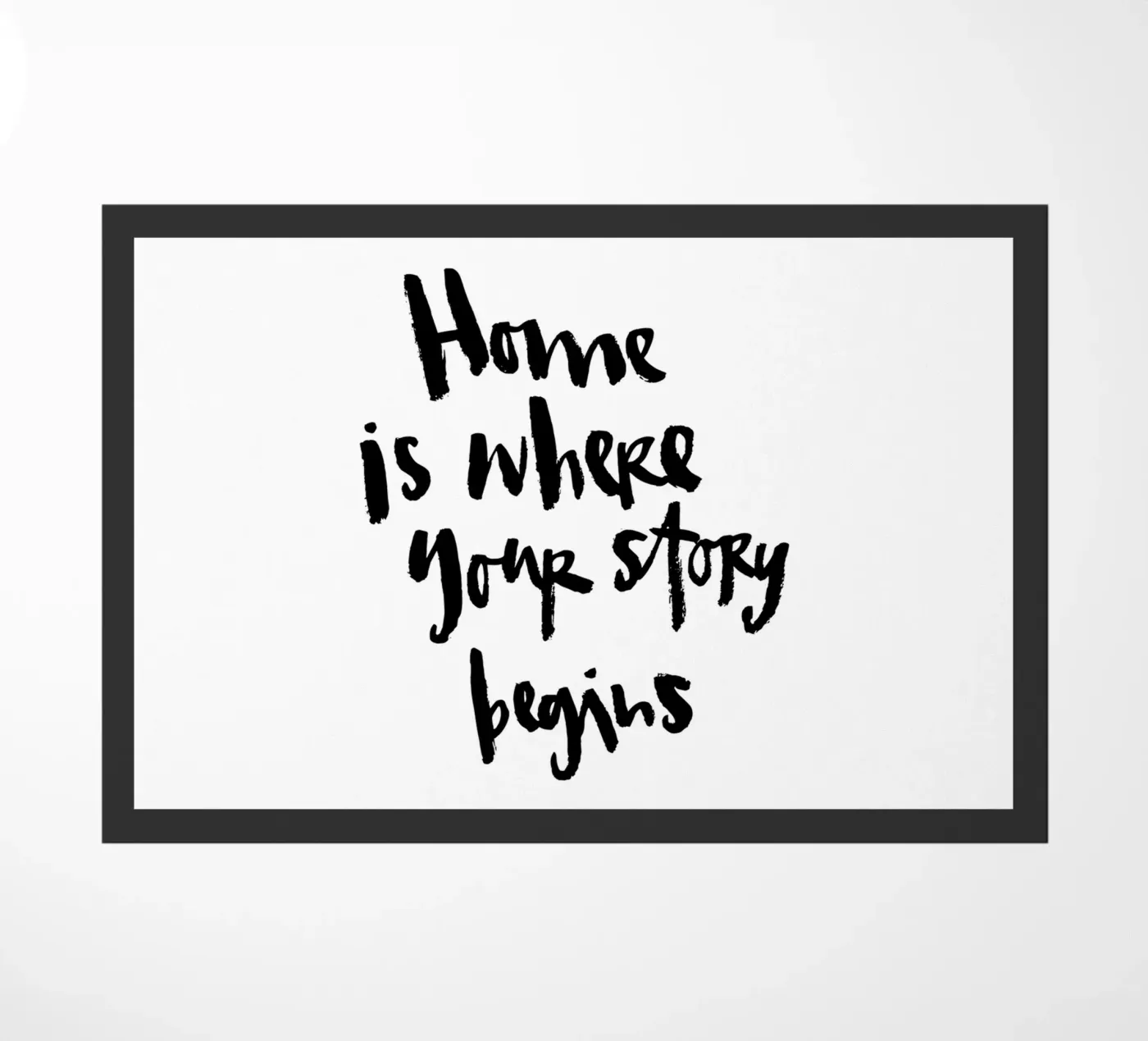 Home doormat by Brushmeetspaper