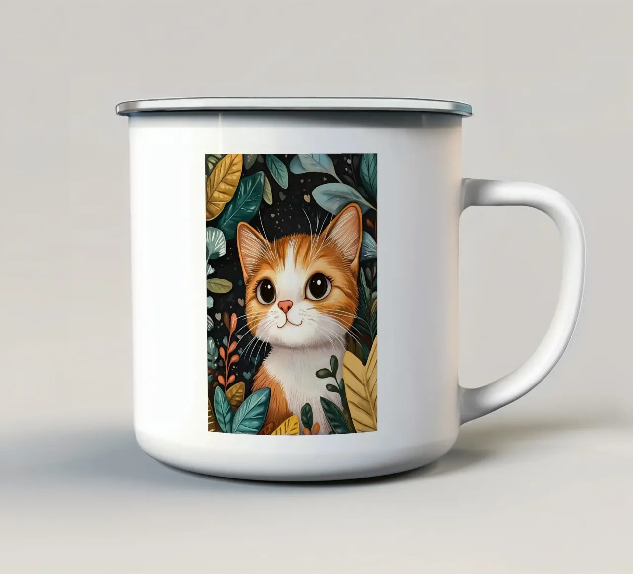 Poster minimalista 277 tazza in smalto da Kadynce
