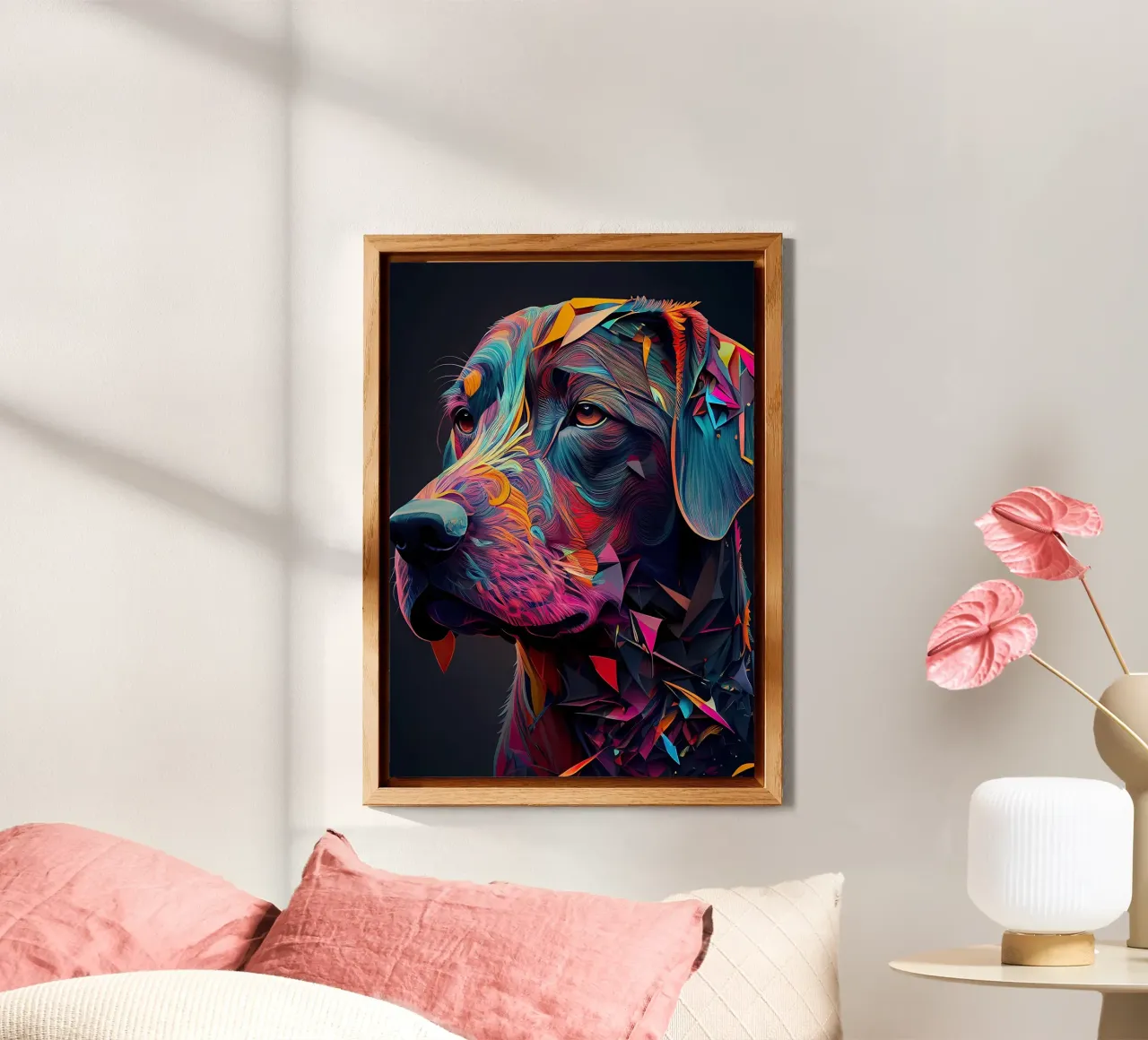 Cane Labrador Retriever alluminio dibond da Mikesell