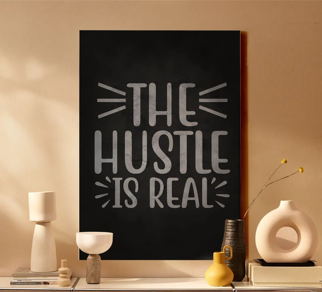 The Hustle Is Real canvas by Delaplane