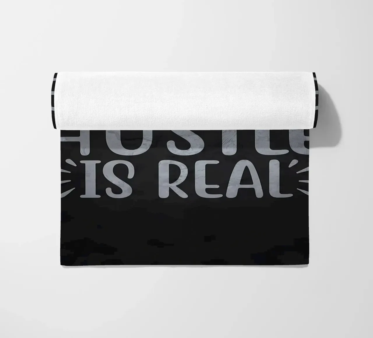 The Hustle Is Real beach towel by Delaplane