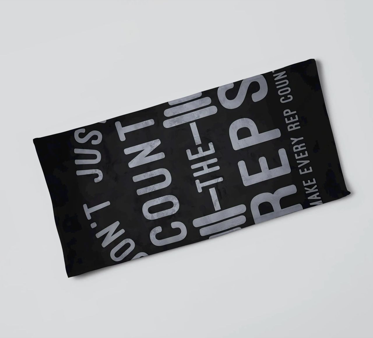 Make Every Rep Count Gym towel by Bassy