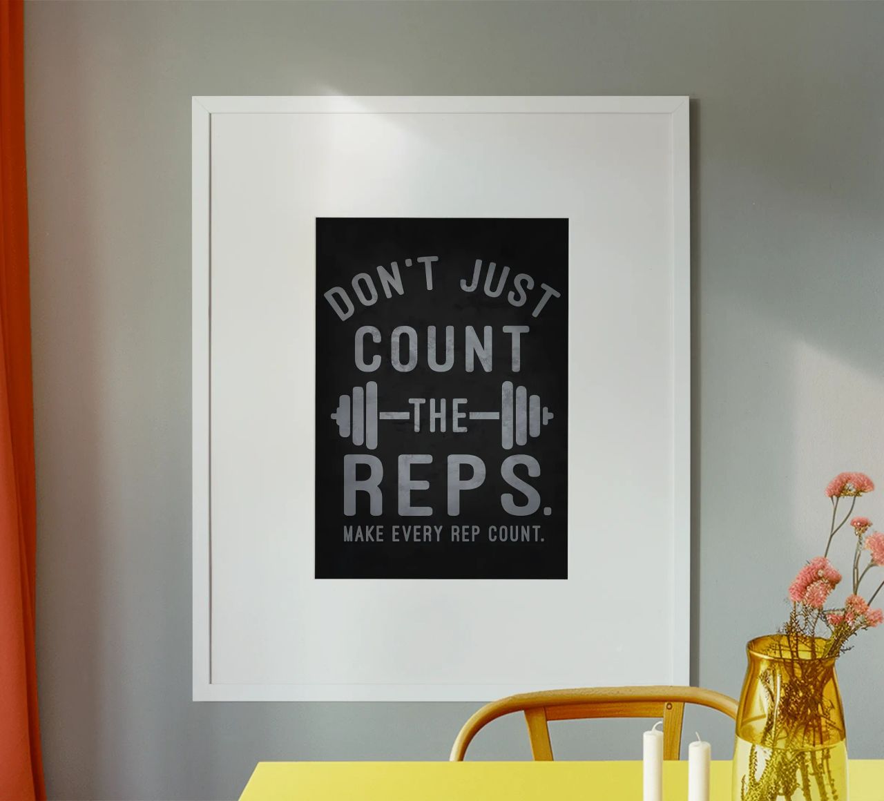 Make Every Rep Count Gym hahnemühle by Bassy